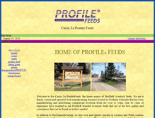 Tablet Screenshot of profilefeeds.com